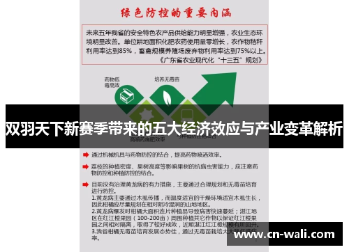 双羽天下新赛季带来的五大经济效应与产业变革解析