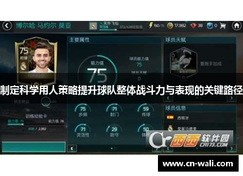 制定科学用人策略提升球队整体战斗力与表现的关键路径