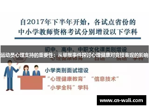 运动员心理支持的重要性：从举报事件探讨心理健康对竞技表现的影响
